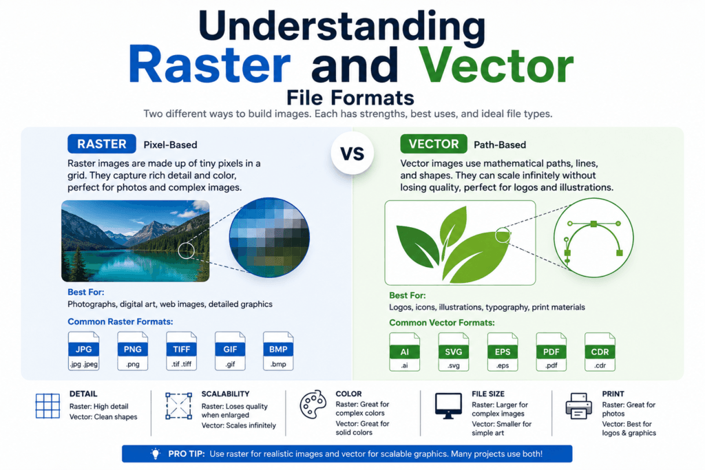 Understanding Raster and Vector File Formats